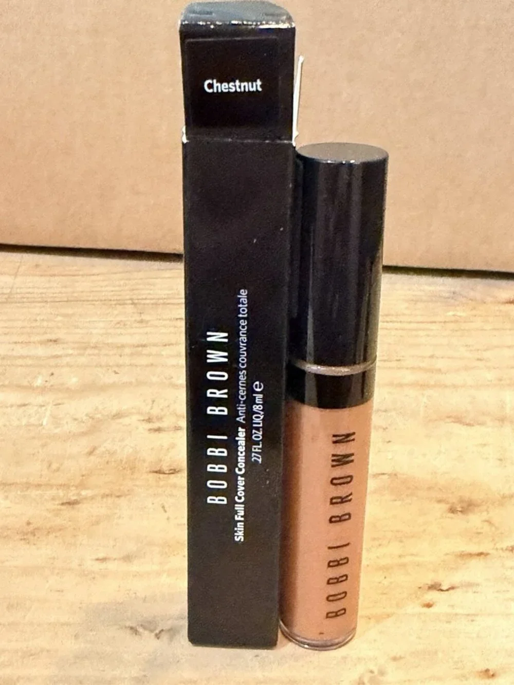 Bobbi Brown Skin Full Cover Concealer Chestnut 0.27oz/8ml full size New In Box